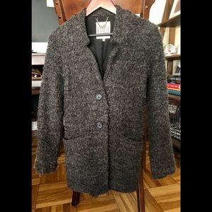 BB DAKOTA Gray fuzzy coat - size XS